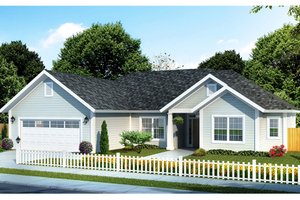 Dream House Plan - Traditional Exterior - Front Elevation Plan #513-2156