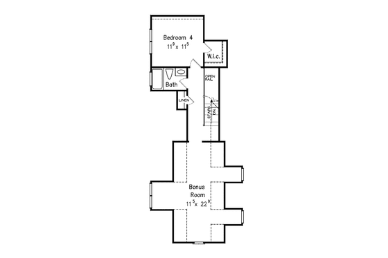 Floor Plan - Other Floor for Country House Plan #927-129 - 3 bed, 2.5 bath