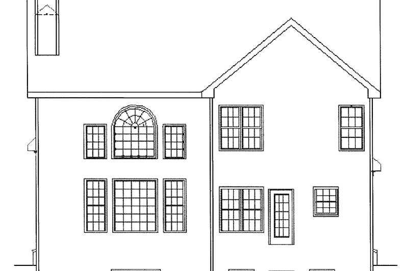 Home Plan - Exterior - Rear Elevation for Country House Plan #927-648 - 3 bed, 3 bath