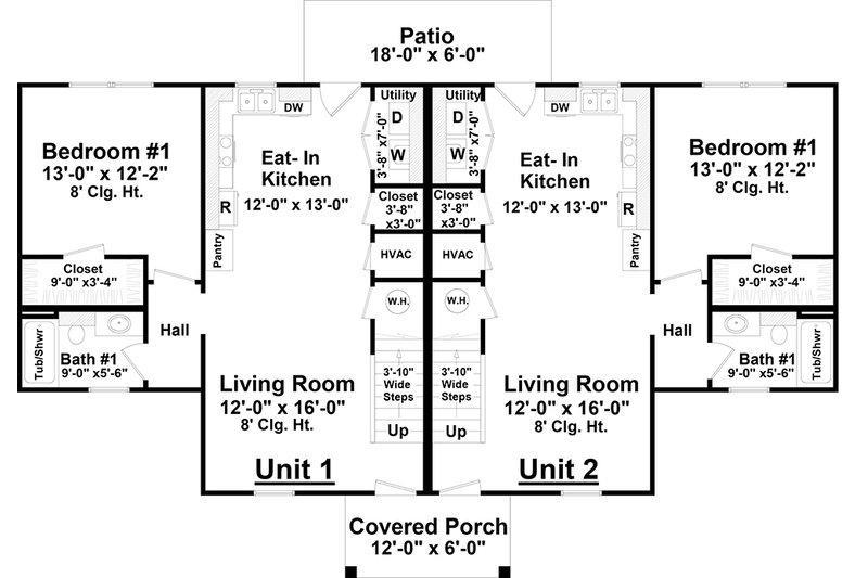 Architectural House Design - Floor Plan - Main Floor for Country House Plan #21-477 - 3 bed, 2 bath