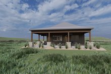 House Blueprint - Farmhouse Photo Plan #1069-25