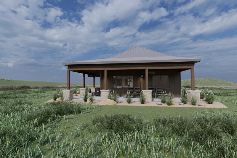 House Blueprint - Farmhouse Photo Plan #1069-25