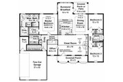 Southern Style House Plan - 3 Beds 2.5 Baths 2019 Sq/Ft Plan #21-135 