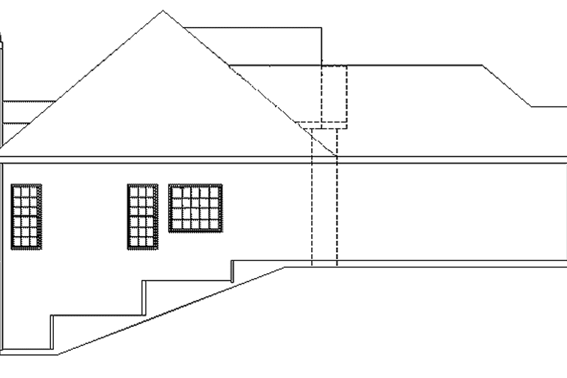 Home Plan - Exterior - Other Elevation for European House Plan #927-119 - 3 bed, 2 bath