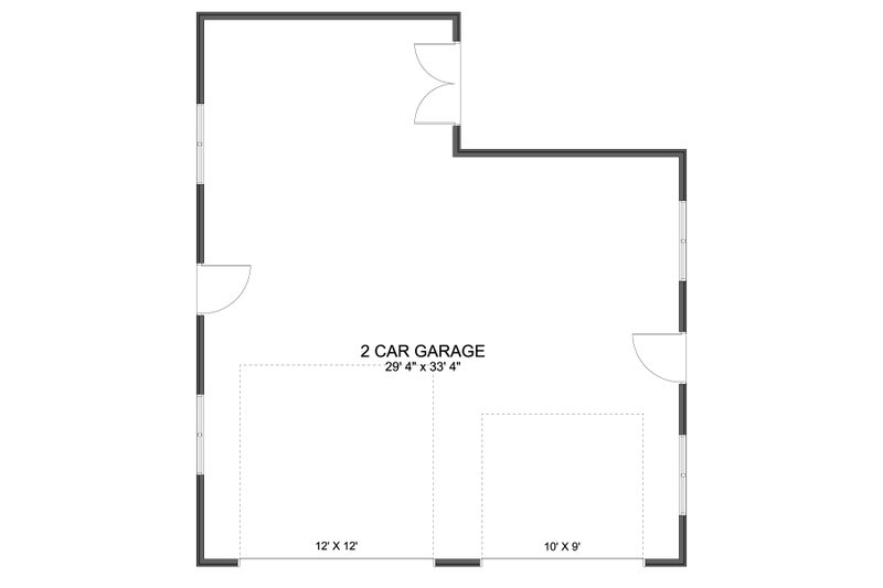Architectural House Design - Floor Plan - Main Floor for Traditional House Plan #1060-277, 0 bath