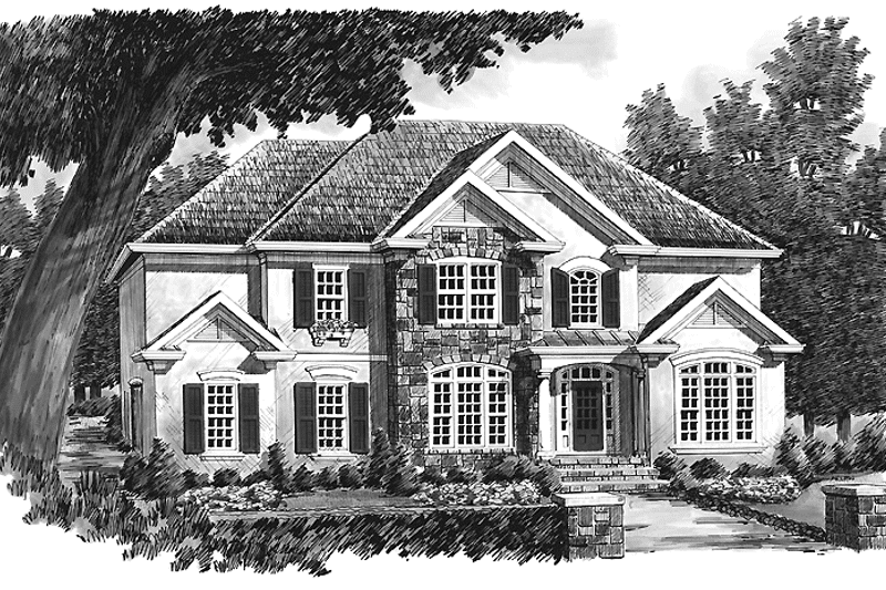 Home Plan - Exterior - Front Elevation 3 for Country House Plan #927-688 - 4 bed, 2.5 bath