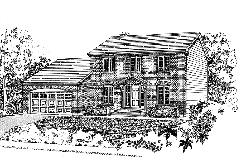 Dream House Plan - Classical Exterior - Front Elevation Plan #47-680