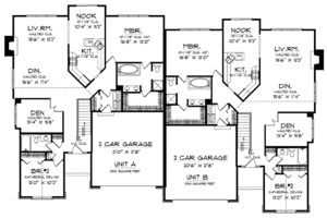 Floor Plan - Main Floor for Traditional House Plan #70-1382 - 4 bed, 4 bath