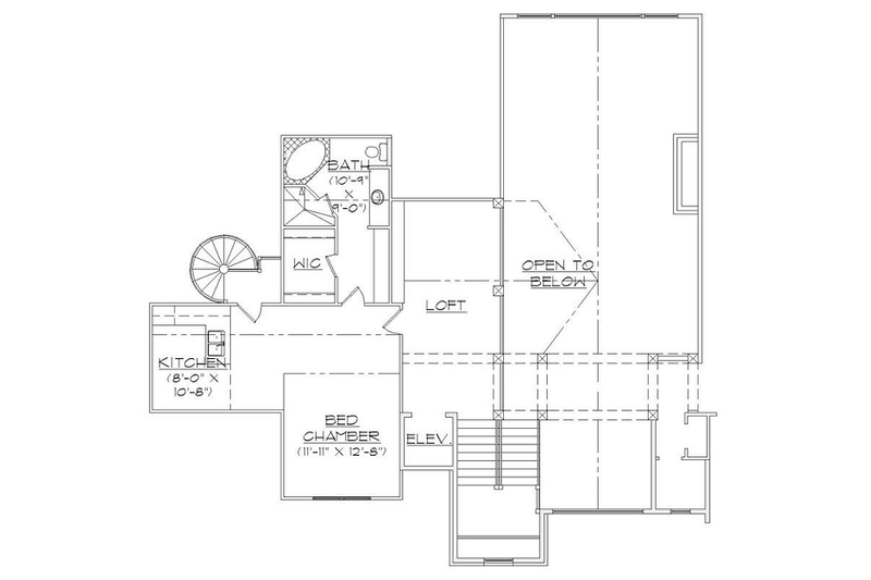 Home Plan - Floor Plan - Upper Floor for Bungalow House Plan #5-422 - 5 bed, 6.5 bath