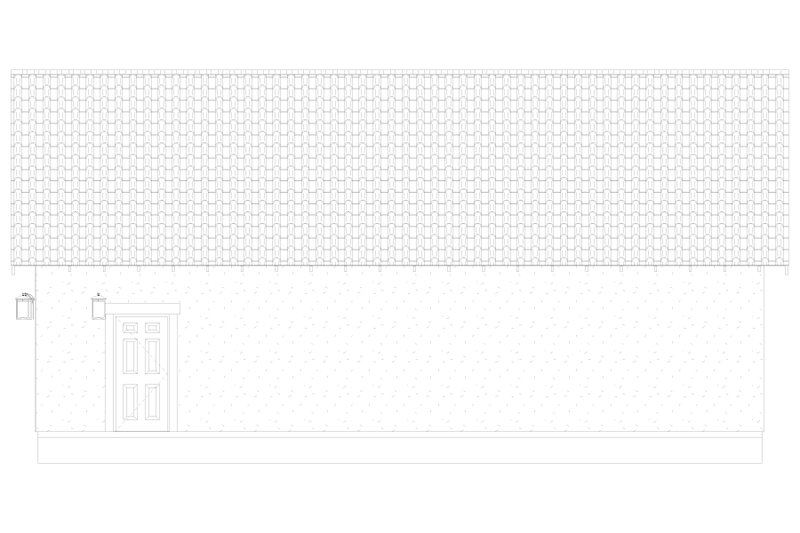 Home Plan - Exterior - Other Elevation 2 for Ranch House Plan #1060-309, 0 bath