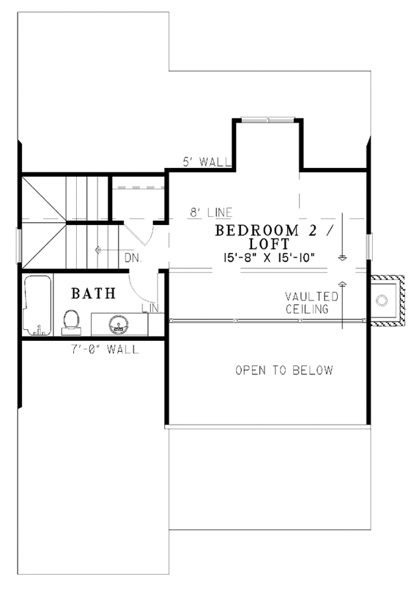 Dream House Plan - Craftsman Floor Plan - Upper Floor Plan #17-3122