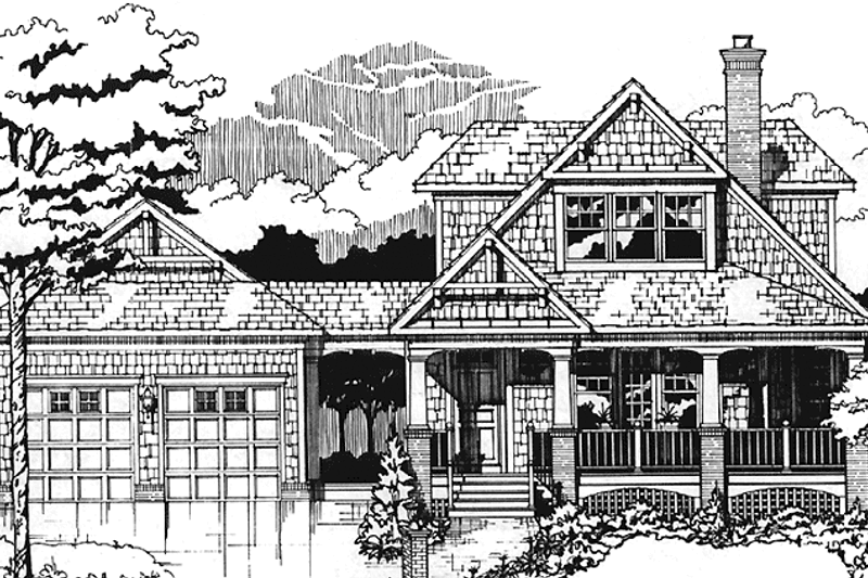 House Design - Country Exterior - Front Elevation Plan #953-111