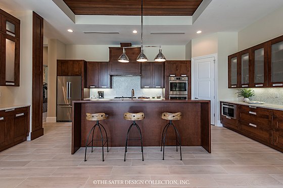 Interior - Kitchen for Mediterranean House Plan #930-458 - 4 bed, 4.5 bath