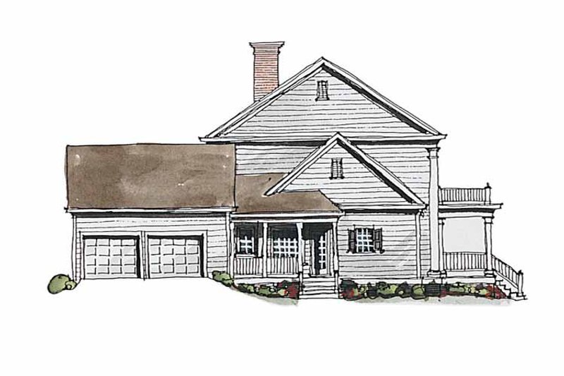 Home Plan - Exterior - Other Elevation for Classical House Plan #429-186 - 4 bed, 3.5 bath
