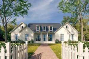 Farmhouse Exterior - Front Elevation Plan #430-299