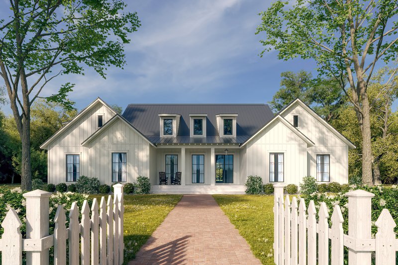 Home Plan - Farmhouse Exterior - Front Elevation Plan #430-299