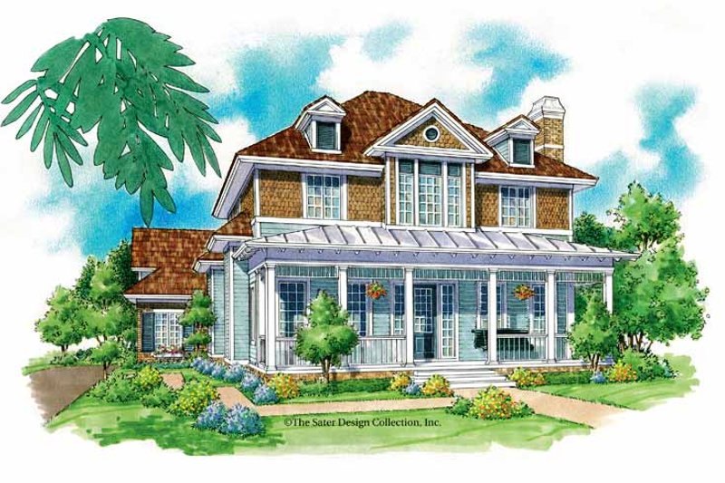 Architectural House Design - Victorian Exterior - Front Elevation Plan #930-212