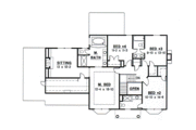 Traditional Style House Plan - 4 Beds 3.5 Baths 2924 Sq/Ft Plan #67-557 