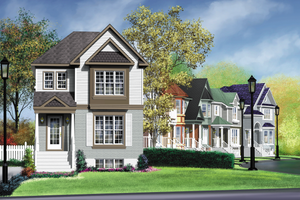 Traditional Exterior - Front Elevation Plan #25-204