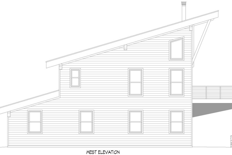 Dream House Plan - Exterior - Other Elevation for Contemporary House Plan #932-1118 - 4 bed, 2.5 bath