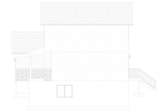 Exterior - Other Elevation for Traditional House Plan #1060-455 - 3 bed, 2 bath