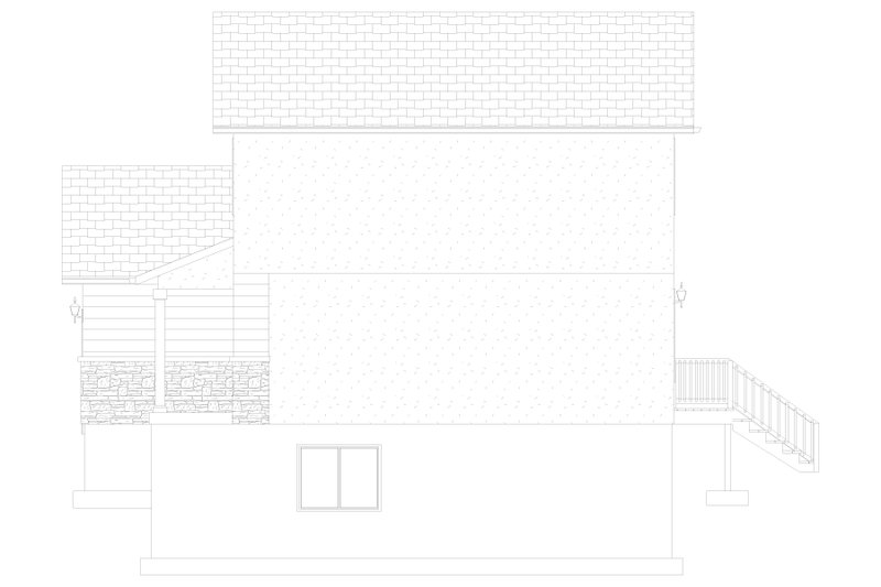 Architectural House Design - Exterior - Other Elevation for Traditional House Plan #1060-455 - 3 bed, 2 bath