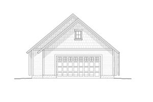 Exterior - Rear Elevation for Cottage House Plan #910-2 - 3 bed, 2 bath