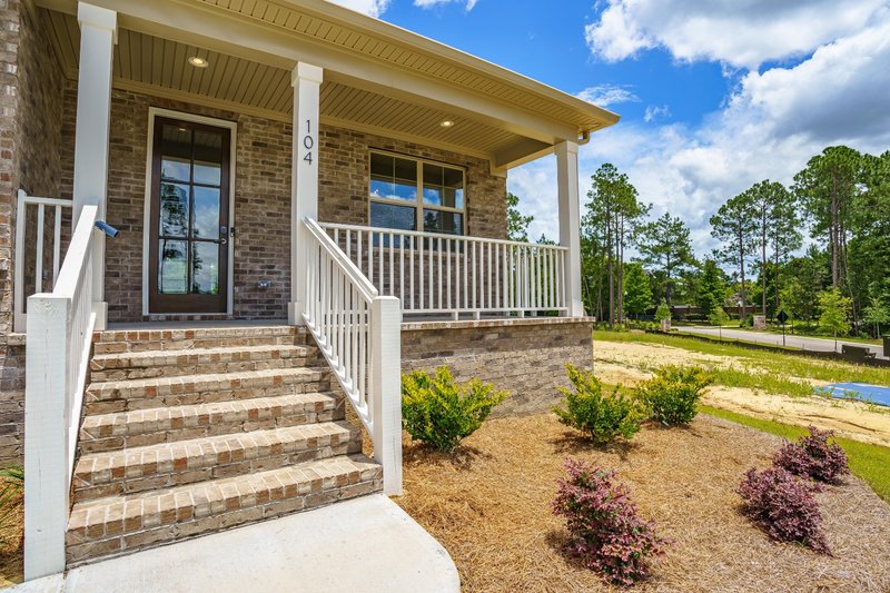Home Plan - Exterior - Covered Porch for Traditional House Plan #54-582 - 4 bed, 3 bath