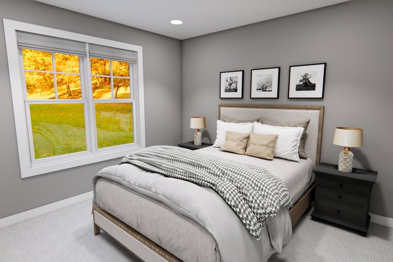 Architectural House Design - Interior - Bedroom for Bungalow House Plan #51-1367 - 4 bed, 3.5 bath