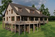 Farmhouse Style House Plan - 5 Beds 3 Baths 2761 Sq/Ft Plan #923-329 