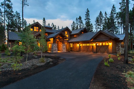 Craftsman style house design, elevation photo