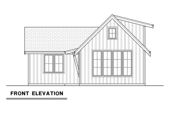 Exterior - Other Elevation for Farmhouse House Plan #1070-264 - 2 bed, 2 bath