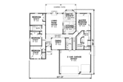 European Style House Plan - 4 Beds 2 Baths 2393 Sq/Ft Plan #65-413 