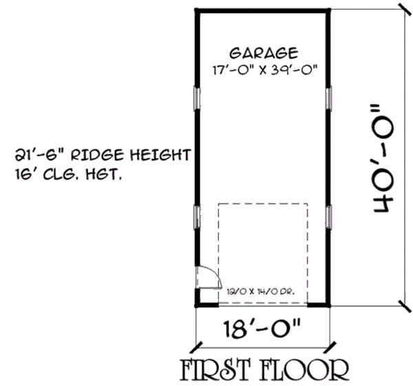 Traditional Floor Plan - Main Floor Plan #75-201