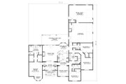 European Style House Plan - 4 Beds 3.5 Baths 2885 Sq/Ft Plan #17-650 