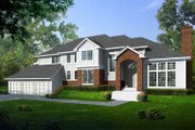 European Style House Plan - 4 Beds 3.5 Baths 4130 Sq/Ft Plan #97-210 