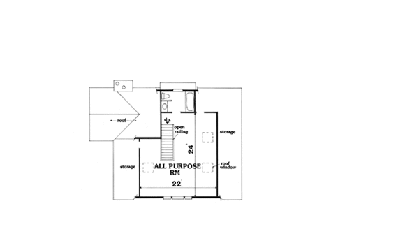 Home Plan - Victorian Floor Plan - Other Floor Plan #456-54
