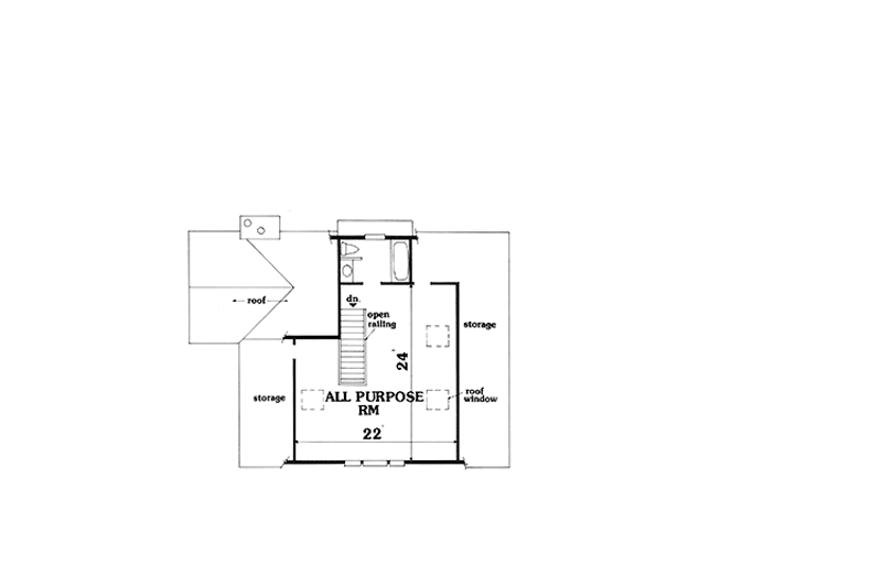 Home Plan - Floor Plan - Other Floor for Victorian House Plan #456-54 - 4 bed, 2.5 bath