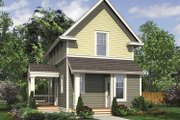 Contemporary Style House Plan - 2 Beds 2.5 Baths 1075 Sq/Ft Plan #48-869 