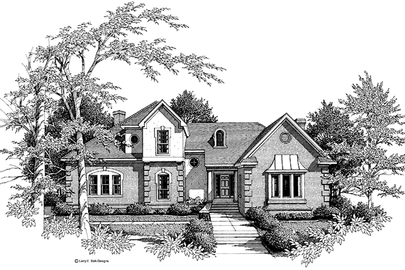 House Plan Design - Traditional Exterior - Front Elevation Plan #952-113