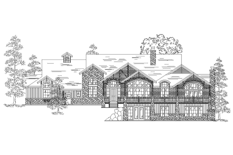 Home Plan - Exterior - Front Elevation 3 for Craftsman House Plan #945-66 - 2 bed, 2.5 bath