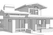 Modern Style House Plan - 3 Beds 2.5 Baths 2237 Sq/Ft Plan #895-158 