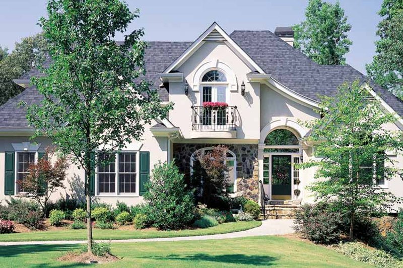 Home Plan - Exterior - Front Elevation 5 for Country House Plan #429-63 - 4 bed, 2.5 bath