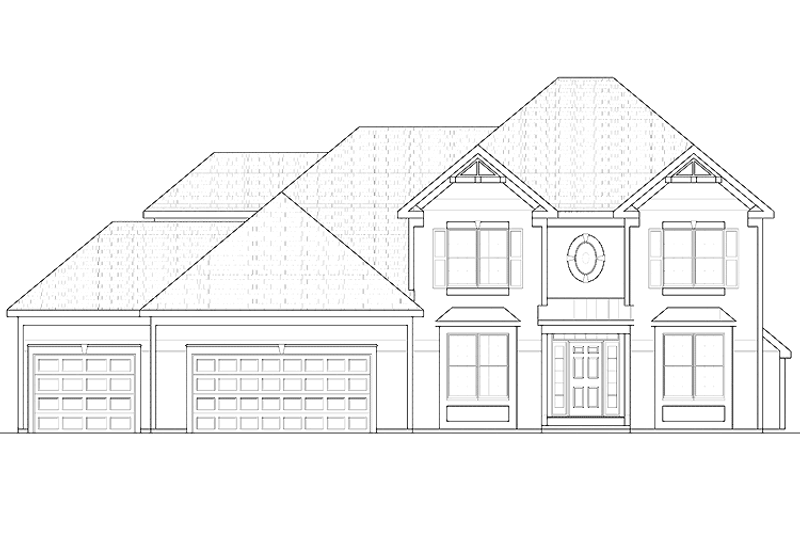 Architectural House Design - Traditional Exterior - Front Elevation Plan #328-383