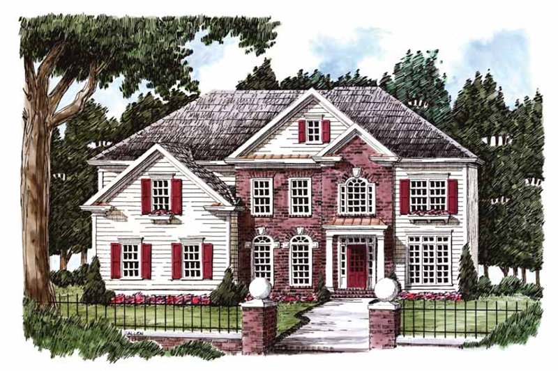 Home Plan - Classical Exterior - Front Elevation Plan #927-771