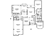 European Style House Plan - 4 Beds 4 Baths 4363 Sq/Ft Plan #81-629 