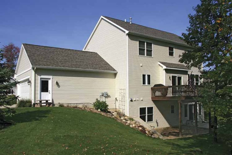 Home Plan - Exterior - Rear Elevation for Country House Plan #928-163 - 3 bed, 2.5 bath