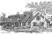 Country Style House Plan - 3 Beds 3 Baths 2057 Sq/Ft Plan #929-358 