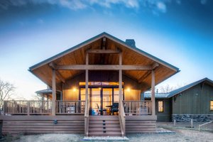 Exterior - Rear Elevation for Barndominium House Plan #1042-18 - 3 bed, 3 bath