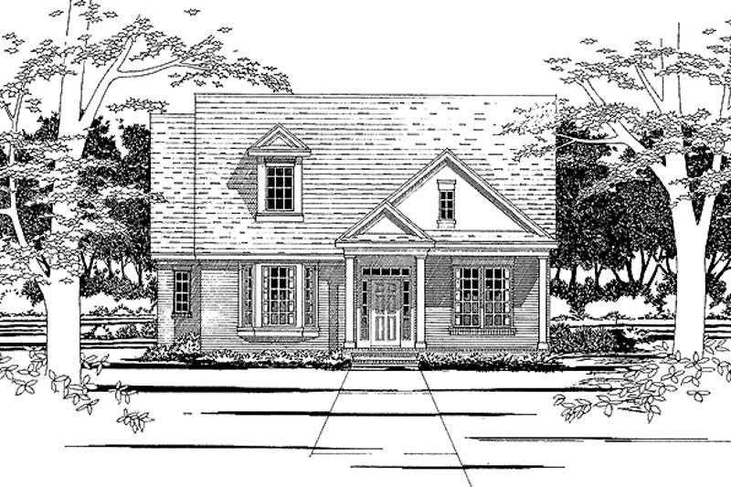 Home Plan - Ranch Exterior - Front Elevation Plan #472-218